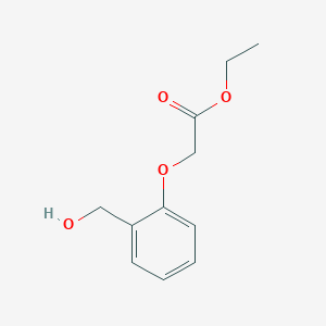 molecular formula C11H14O4 B012529 Ethyl 2-(2-(hydroxymethyl)phenoxy)acetate CAS No. 111080-48-9