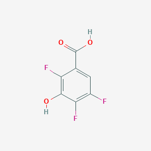 molecular formula C7H3F3O3 B125290 3-Hydroxy-2,4,5-trifluorobenzoic acid CAS No. 116751-24-7