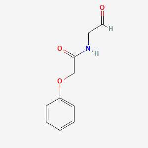 molecular formula C10H11NO3 B12529057 Acetamide,N-(2-oxoethyl)-2-phenoxy- 