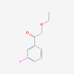 molecular formula C10H11IO2 B12529083 2-Ethoxy-1-(3-iodophenyl)ethan-1-one CAS No. 652145-55-6