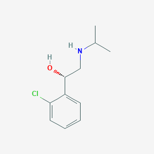 molecular formula C11H16ClNO B1252924 Clorprenaline, (S)- CAS No. 29261-25-4