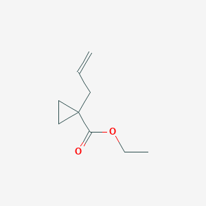 molecular formula C9H14O2 B1252926 Ethyl 1-allylcyclopropanecarboxylate 