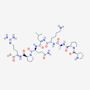 molecular formula C41H71N13O10 B12529347 H-Pro-Pro-Ala-Lys-Leu-Gln-Pro-Arg-OH CAS No. 652144-07-5