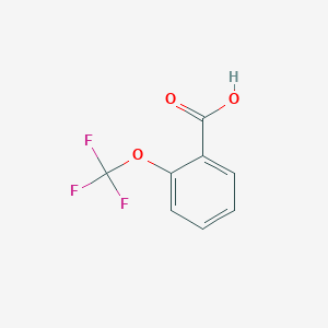 molecular formula C8H5F3O3 B125294 2-(Trifluoromethoxy)benzoic acid CAS No. 150436-84-3
