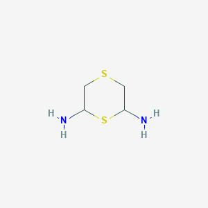 molecular formula C4H10N2S2 B12529402 1,4-Dithiane-2,6-diamine CAS No. 701193-96-6