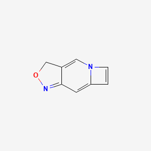 molecular formula C8H6N2O B12529406 3H-Azeto[1,2-a][1,2]oxazolo[3,4-d]pyridine CAS No. 753021-63-5