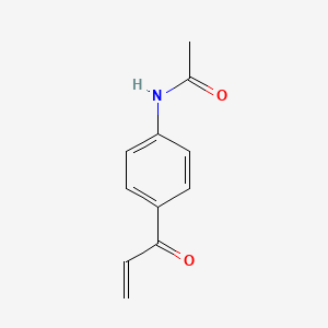 molecular formula C11H11NO2 B12529466 N-[4-(prop-2-enoyl)phenyl]acetamide 