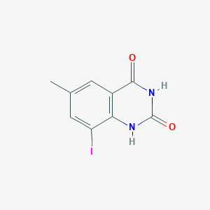 molecular formula C9H7IN2O2 B12529483 8-iodo-6-methyl-1H-quinazoline-2,4-dione CAS No. 667916-39-4