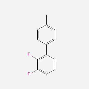 molecular formula C13H10F2 B12529518 2,3-Difluoro-4'-methyl-1,1'-biphenyl 