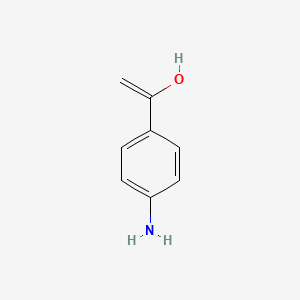 molecular formula C8H9NO B12529581 1-(4-Aminophenyl)ethen-1-ol CAS No. 744978-39-0
