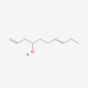 molecular formula C10H18O B12529657 Deca-1,7-dien-4-ol CAS No. 670227-73-3