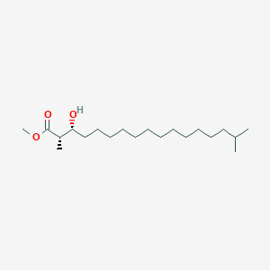 molecular formula C20H40O3 B12529836 methyl (2S,3R)-3-hydroxy-2,16-dimethylheptadecanoate CAS No. 660403-57-6