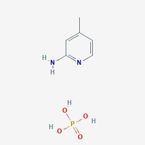 molecular formula C6H11N2O4P B12529855 Phosphoric acid--4-methylpyridin-2-amine (1/1) CAS No. 847797-71-1