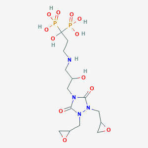 Diglycidyl-(3-(3,3-bisphosphono-3-hydroxypropylamino)-2-hydroxypropyl)urazol