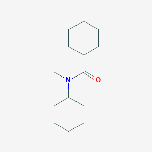 molecular formula C14H25NO B12530024 N-Cyclohexyl-N-methylcyclohexanecarboxamide CAS No. 864462-70-4