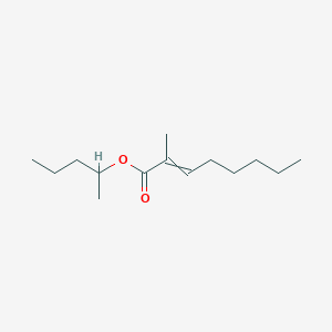 molecular formula C14H26O2 B12530044 Pentan-2-yl 2-methyloct-2-enoate CAS No. 676264-20-3