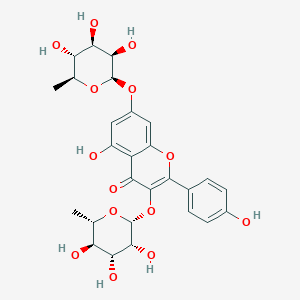 molecular formula C27H30O14 B1253014 Kaempferitrin 