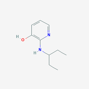 molecular formula C10H16N2O B12530185 3-Pyridinol, 2-[(1-ethylpropyl)amino]- CAS No. 849681-23-8