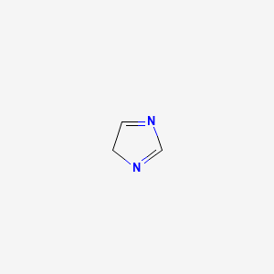 molecular formula C3H4N2 B1253019 4H-imidazole CAS No. 288-30-2