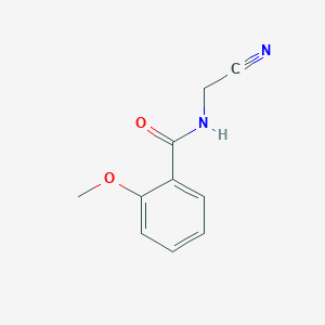 molecular formula C10H10N2O2 B12530199 N-(Cyanomethyl)-2-methoxybenzamide CAS No. 679412-56-7