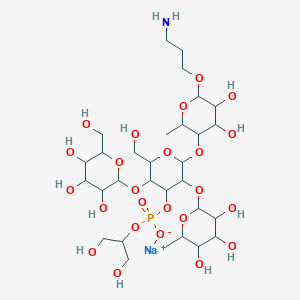 molecular formula C30H55NNaO24P B125302 3-Agrgrgp CAS No. 143873-66-9