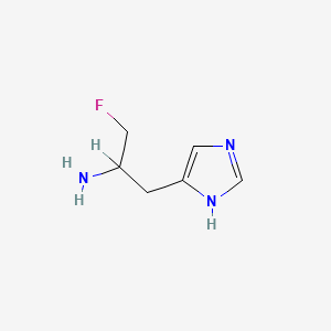 molecular formula C6H10FN3 B1253026 alpha-Fluoromethylhistamine 