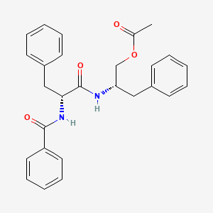 molecular formula C27H28N2O4 B1253030 Aurantiamide acetate 