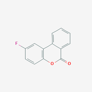 molecular formula C13H7FO2 B12530303 2-Fluoro-6h-benzo[c]chromen-6-one 