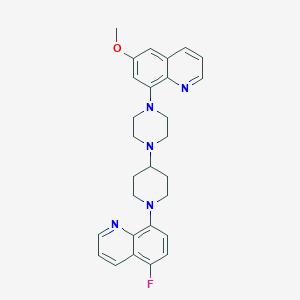 5-Fluoro-8-{4-[4-(6-methoxyquinolin-8-yl)piperazin-1-yl]piperidin-1-yl}Quinoline