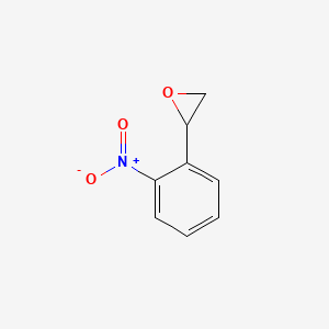 molecular formula C8H7NO3 B1253041 2-(2-Nitrophenyl)oxirane CAS No. 39830-70-1