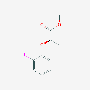 molecular formula C10H11IO3 B12530430 methyl (2R)-2-(2-iodophenoxy)propanoate CAS No. 811867-28-4