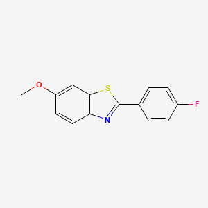 2-(4-Fluorophenyl)-6-methoxy-1,3-benzothiazole