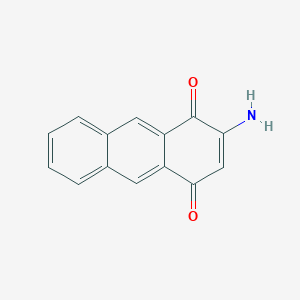 molecular formula C14H9NO2 B12530504 2-Aminoanthracene-1,4-dione CAS No. 141988-08-1
