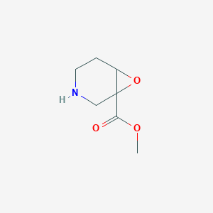 molecular formula C7H11NO3 B12530524 Methyl 7-oxa-3-azabicyclo[4.1.0]heptane-1-carboxylate CAS No. 700372-73-2
