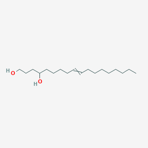 molecular formula C18H36O2 B12530567 Octadec-9-ene-1,4-diol CAS No. 656242-14-7
