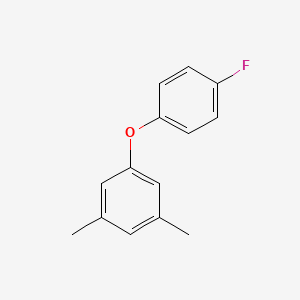 molecular formula C14H13FO B12530588 4-Fluoro-3',5'-dimethyldiphenyl ether CAS No. 781673-70-9