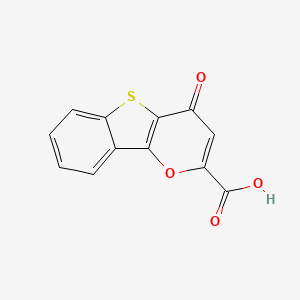 4-Oxo-4H-(1)benzothieno(3,2-b)pyran-2-carboxylic acid