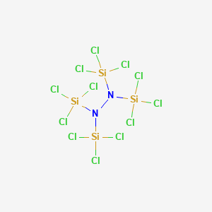 molecular formula Cl12N2Si4 B12530607 Tetrakis(trichlorosilyl)hydrazine CAS No. 657410-07-6