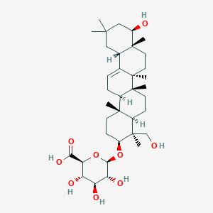 molecular formula C36H58O9 B1253068 soyasapogenol B 3-O-beta-glucuronide 