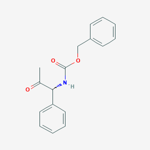molecular formula C17H17NO3 B12530681 Benzyl [(1R)-2-oxo-1-phenylpropyl]carbamate CAS No. 833487-57-3