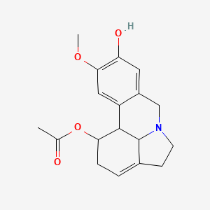 1H-Pyrrolo[3,2,1-de]phenanthridine-1,9-diol, 2,4,5,7,11b,11c-hexahydro-10-methoxy-, 1-acetate, (1R,11bS,11cS)-