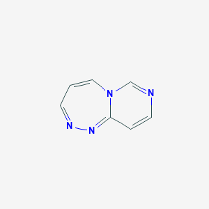 molecular formula C7H6N4 B12530749 Pyrimido[6,1-C][1,2,4]triazepine CAS No. 664988-86-7