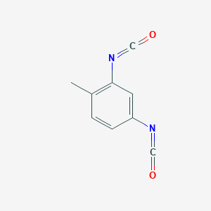molecular formula C9H6N2O2<br>CH3C6H3(NCO)2<br>C9H6N2O2 B125308 2,4-二异氰酸甲苯 CAS No. 584-84-9