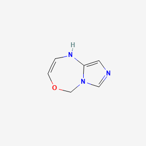 molecular formula C6H7N3O B12530820 1H,5H-Imidazo[1,5-C][1,3,5]oxadiazepine CAS No. 708262-93-5