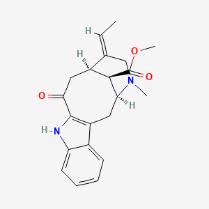 methyl (1S,14R,15Z,18R)-15-ethylidene-17-methyl-12-oxo-10,17-diazatetracyclo[12.3.1.03,11.04,9]octadeca-3(11),4,6,8-tetraene-18-carboxylate