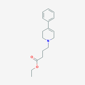molecular formula C17H23NO2 B12530848 Ethyl 4-(4-phenyl-3,6-dihydropyridin-1(2H)-yl)butanoate CAS No. 819862-71-0