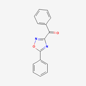 molecular formula C15H10N2O2 B1253085 Phenyl(5-phenyl-1,2,4-oxadiazol-3-yl)methanone CAS No. 23572-06-7