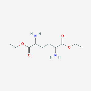 molecular formula C10H20N2O4 B12530933 Diethyl 2,5-diaminohexanedioate 