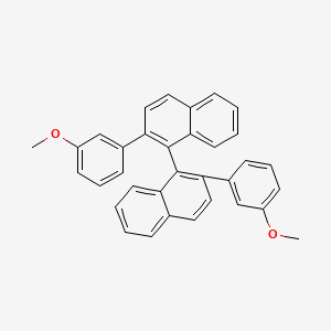 molecular formula C34H26O2 B12530961 2,2'-Bis(3-methoxyphenyl)-1,1'-binaphthalene CAS No. 820974-49-0