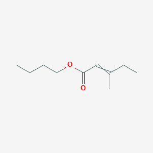 molecular formula C10H18O2 B12531024 Butyl 3-methylpent-2-enoate CAS No. 807330-53-6